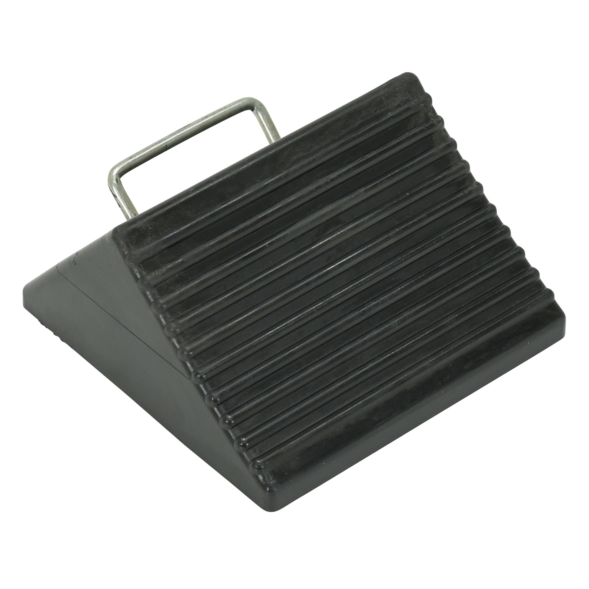 Vestil Mini Wheel Chock - 8in. x 4in., Reinforced Rubber, Model# RWC-3